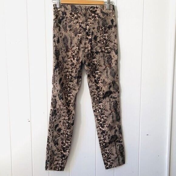 Free People Womens Raw High Rise Snake Print Jeggings Size 29 - Picture 6 of 12